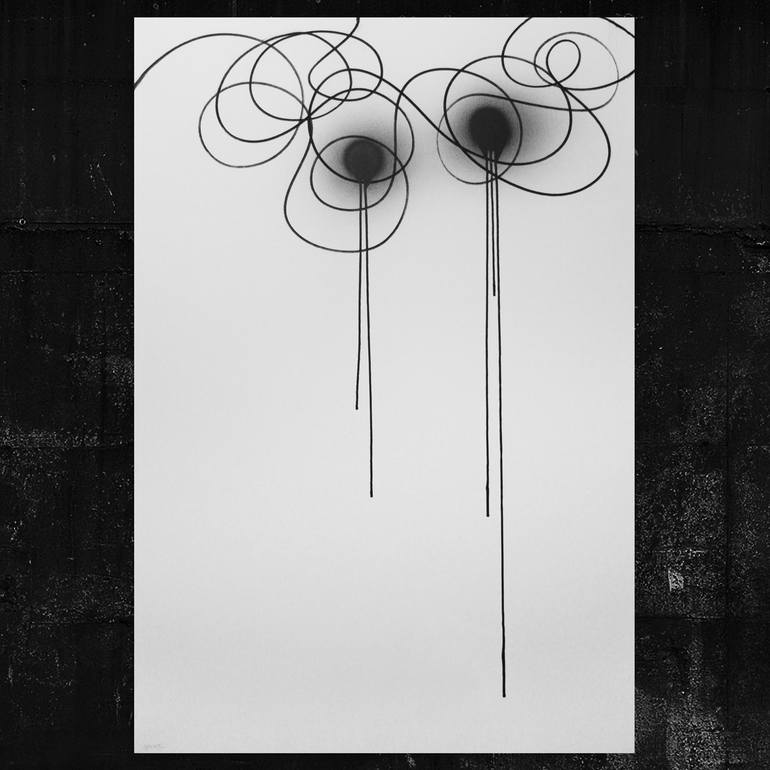 Original Figurative Abstract Painting by Lincoln Magalhães