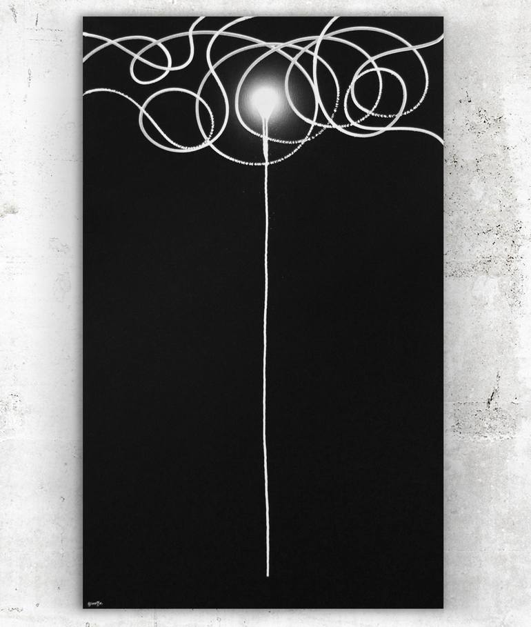 Original Figurative Abstract Painting by Lincoln Magalhães