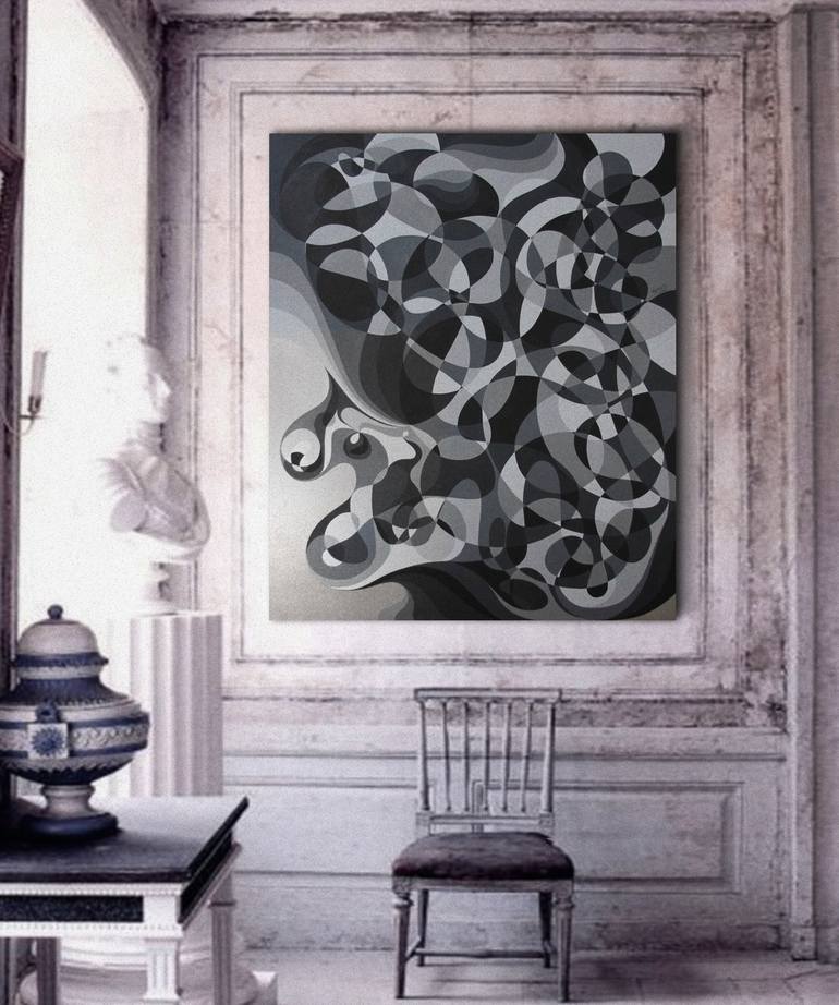 Original Abstract Painting by Lincoln Magalhães