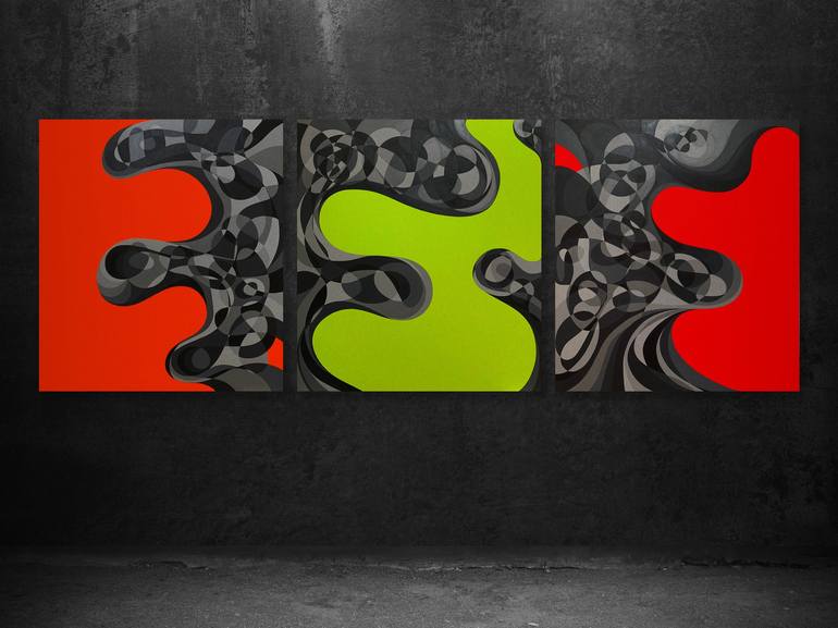 Abstralism; Fluorescent & Gray - Collection