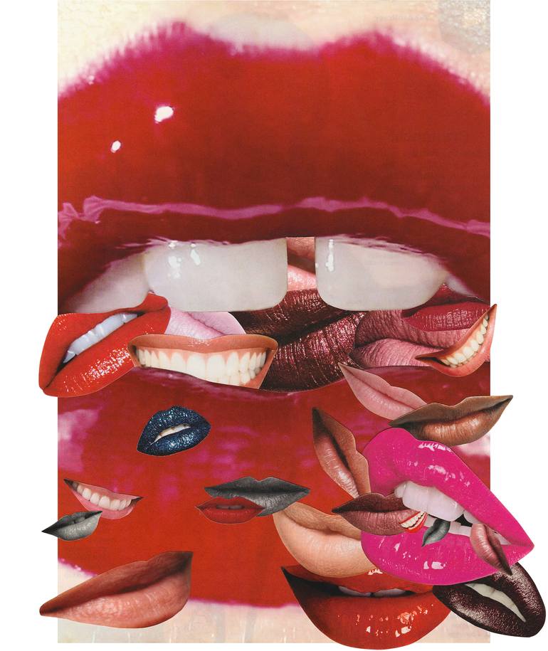 Original Dada Women Collage by Sasha Jordano