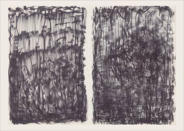 Original Abstract Expressionism Abstract Drawings by Laura Celada