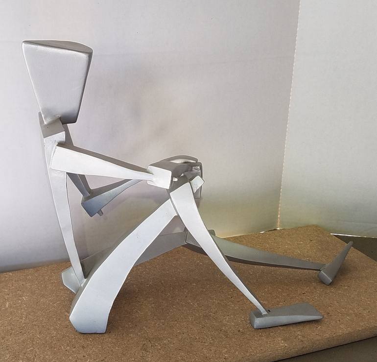 Original Abstract People Sculpture by William Deskin