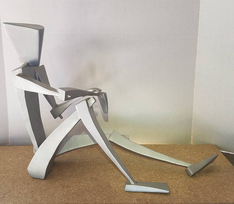 Original Abstract People Sculpture by William Deskin