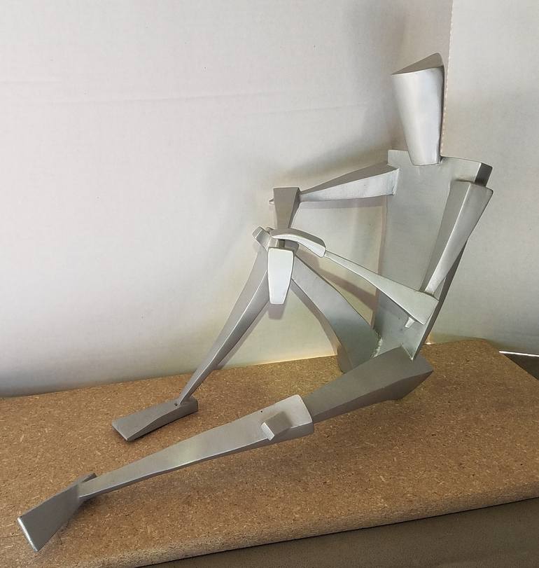 Original Abstract People Sculpture by William Deskin