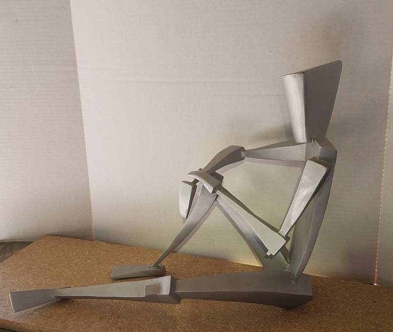 Original Abstract People Sculpture by William Deskin