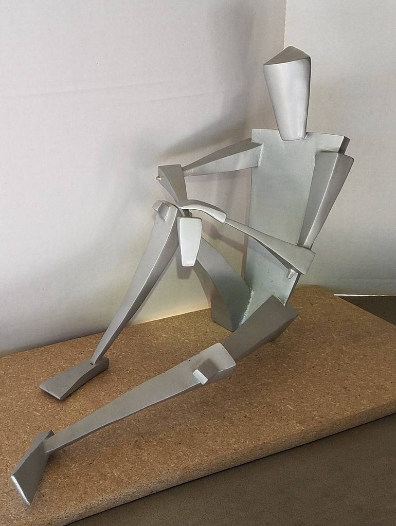 Original Abstract People Sculpture by William Deskin