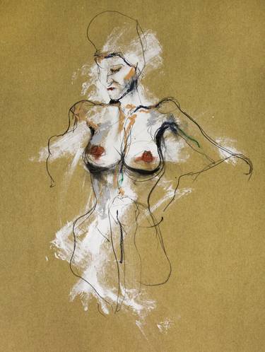 Print of Figurative Nude Drawings by Shane Carn