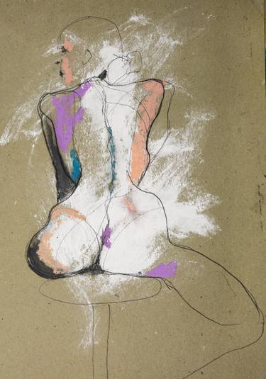 Print of Figurative Nude Drawings by Shane Carn