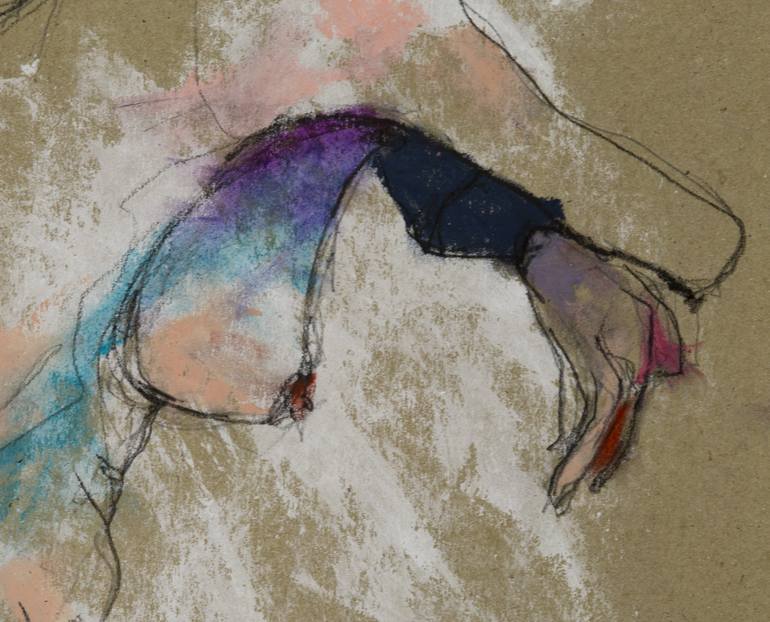 Original Expressionism Nude Drawing by Shane Carn