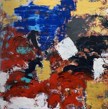 Print of Abstract Expressionism Abstract Paintings by Moe Zerari