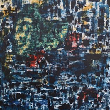 Original Abstract Expressionism Abstract Paintings by Moe Zerari