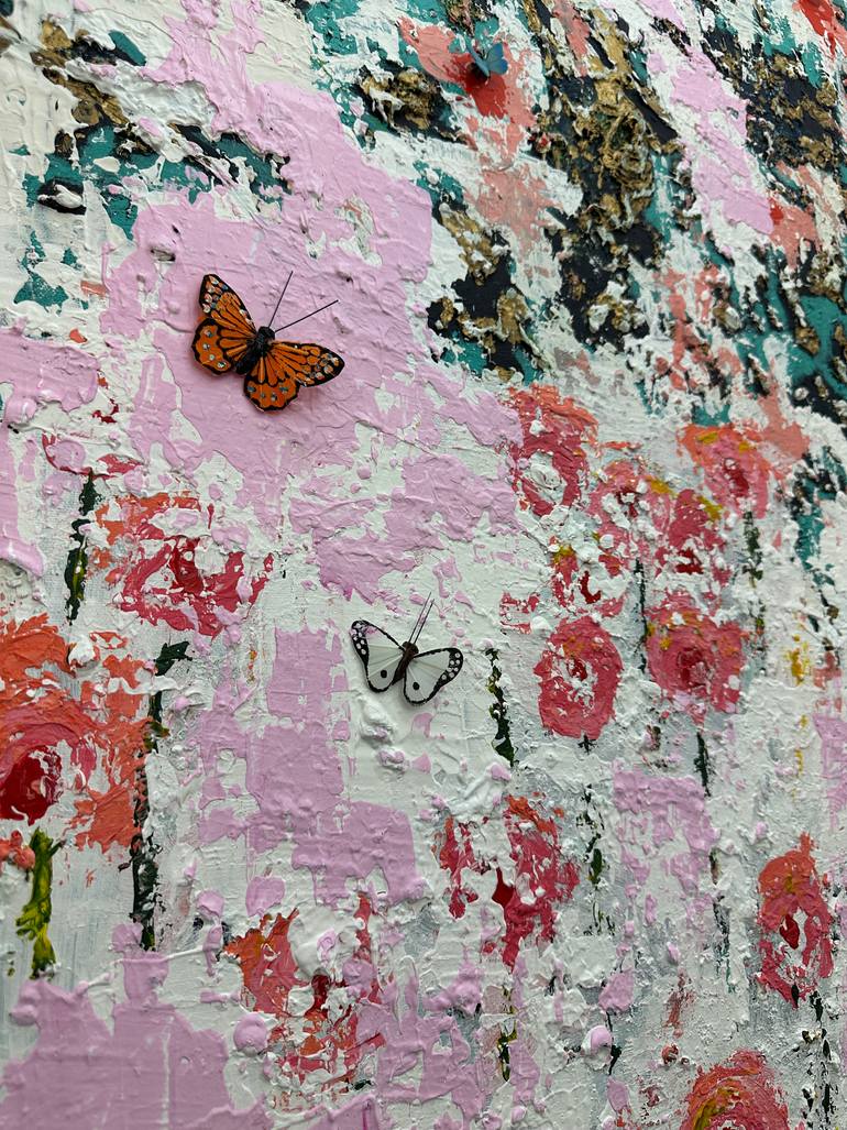 Original Abstract Expressionism Abstract Painting by Moe Zerari