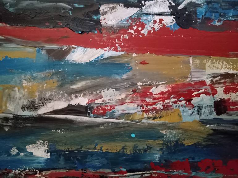 Original Fine Art Abstract Painting by Carolina Himmel