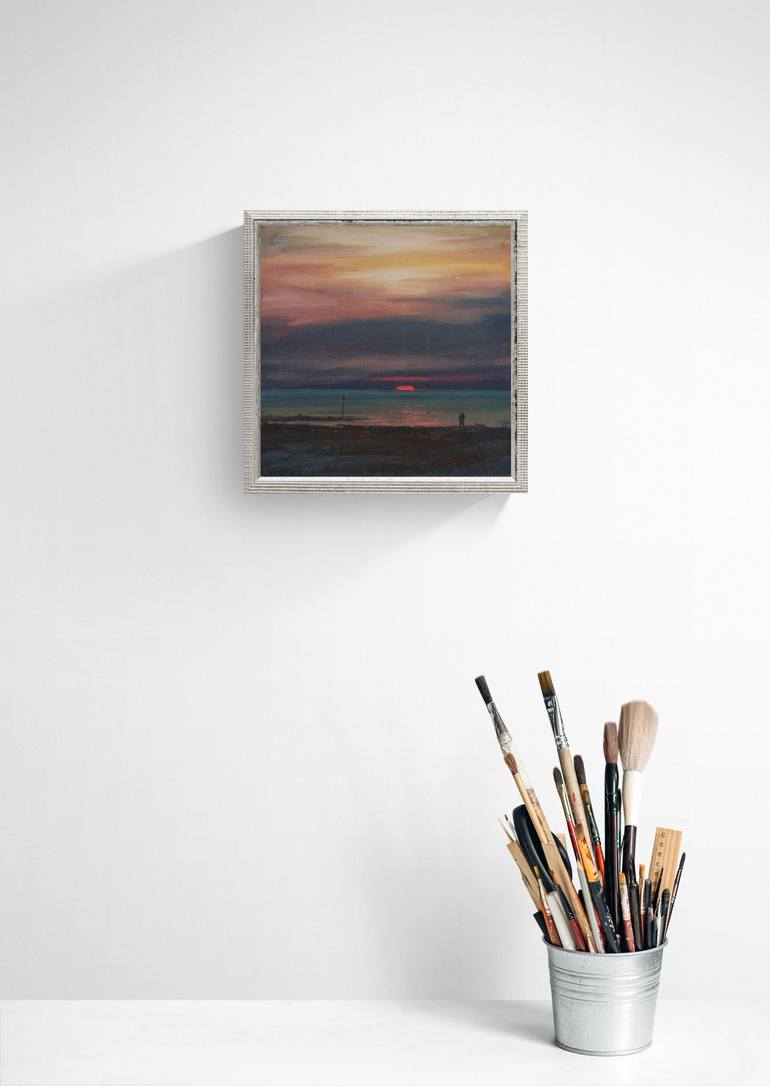 Original Figurative Seascape Painting by Anastasia Chernysheva