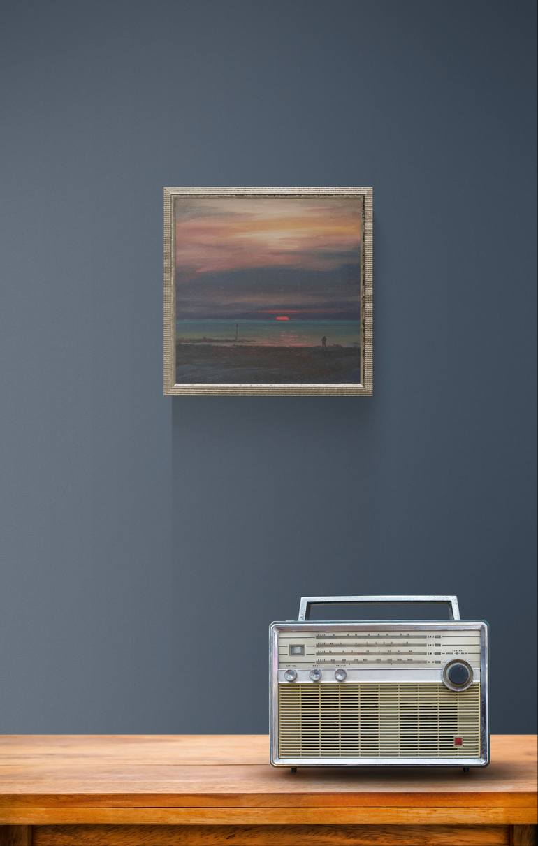 Original Figurative Seascape Painting by Anastasia Chernysheva