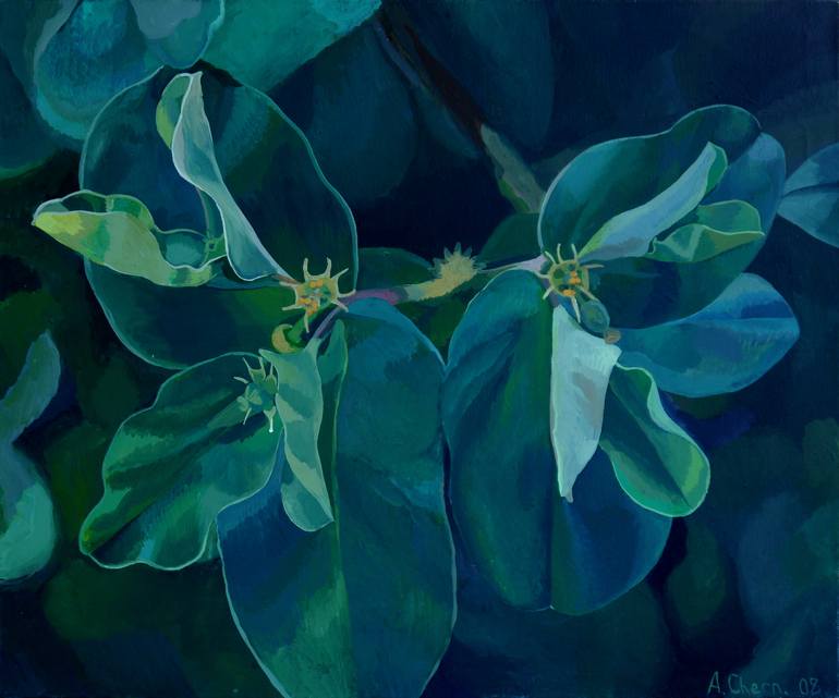 Original Botanic Painting by Anastasia Chernysheva
