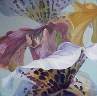 Original Abstract Floral Paintings by Anastasia Chernysheva