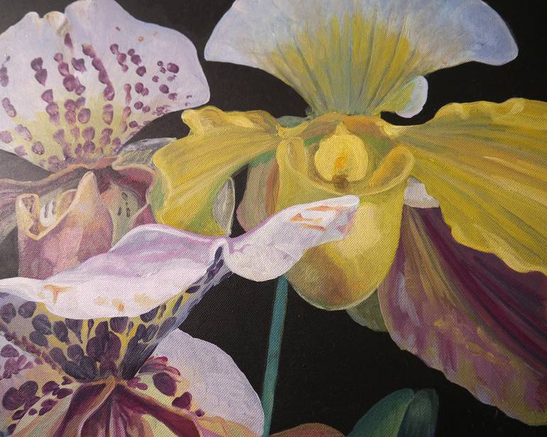 Original Floral Painting by Anastasia Chernysheva