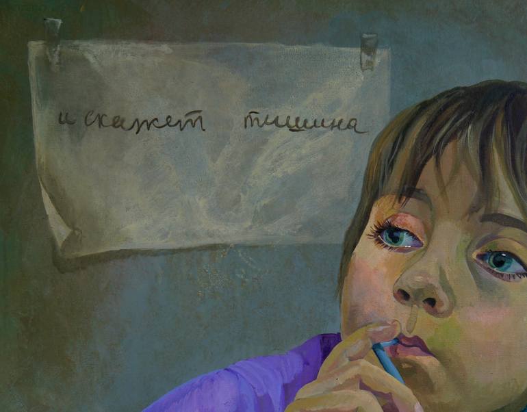 Original Portrait Painting by Anastasia Chernysheva