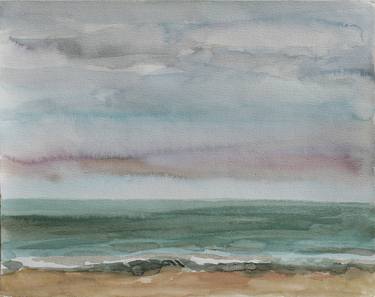 Print of Figurative Seascape Paintings by Anastasia Chernysheva