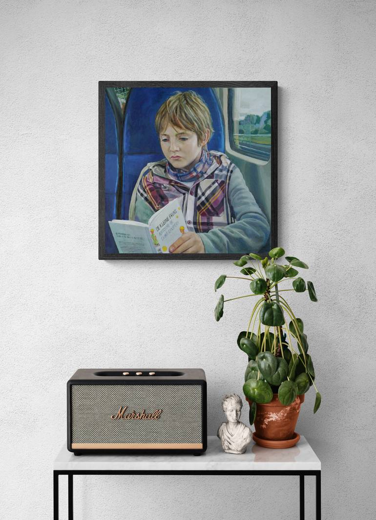 Original Figurative People Painting by Anastasia Chernysheva