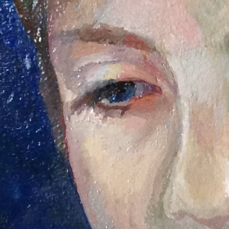 Original Figurative People Painting by Anastasia Chernysheva