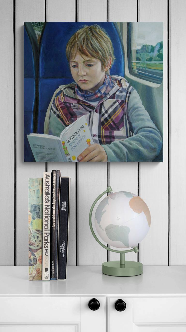 Original Figurative People Painting by Anastasia Chernysheva
