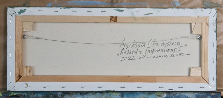 Original Figurative Beach Painting by Anastasia Chernysheva