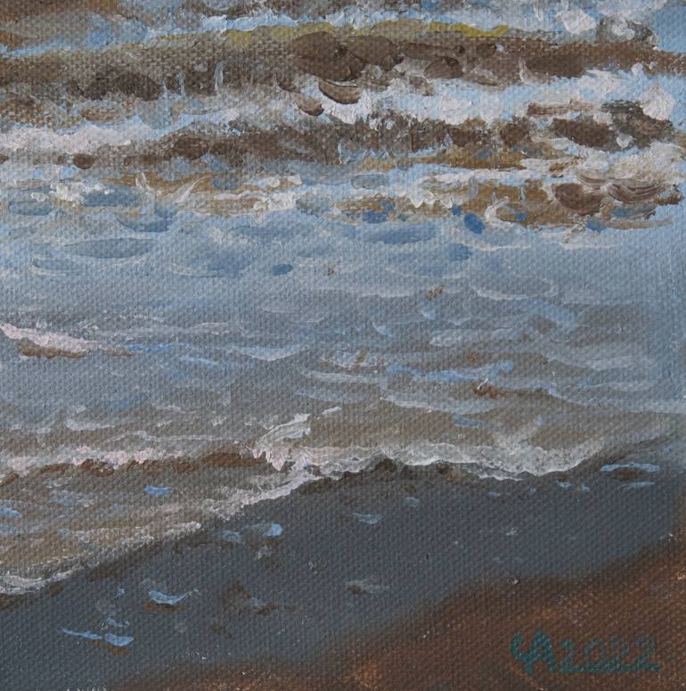 Original Impressionism Seascape Painting by Anastasia Chernysheva
