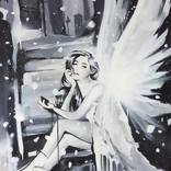 SNOW ANGEL Painting by Studio Edens Amsterdam | Saatchi Art SNOW ANGEL Painting by Studio Edens Amsterdam | Saatchi Art