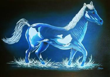 Print of Horse Paintings by Srirup Choudhary