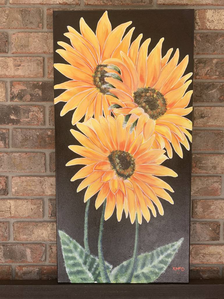 Original Floral Painting by Kathy McDermott