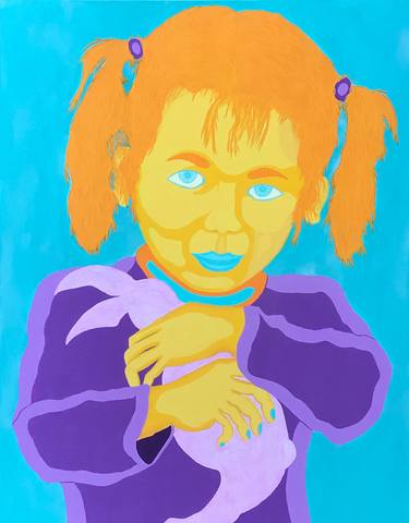 Print of Expressionism Children Paintings by Kenneth Tesoriere