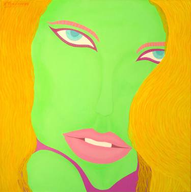 Original Expressionism Women Paintings by Kenneth Tesoriere