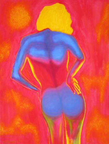 Print of Expressionism Nude Paintings by Kenneth Tesoriere
