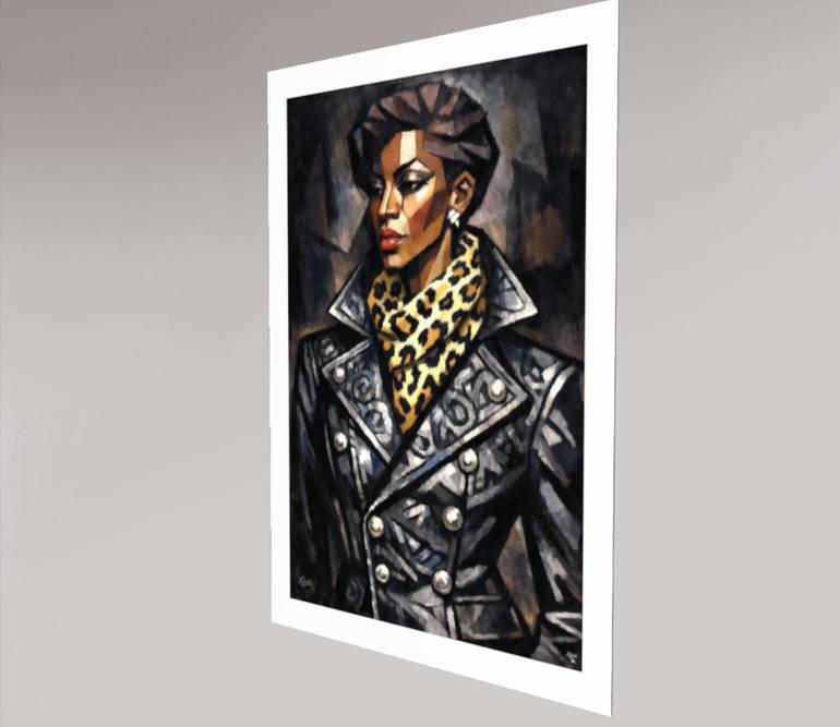 Original Abstract Fashion Mixed Media by Martin Minier