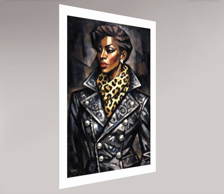Original Abstract Fashion Mixed Media by Martin Minier