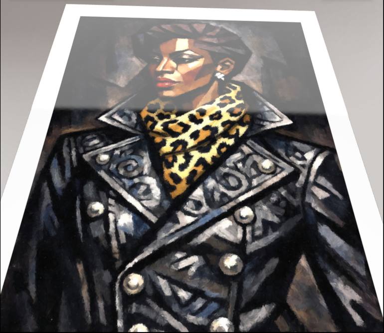 Original Abstract Fashion Mixed Media by Martin Minier