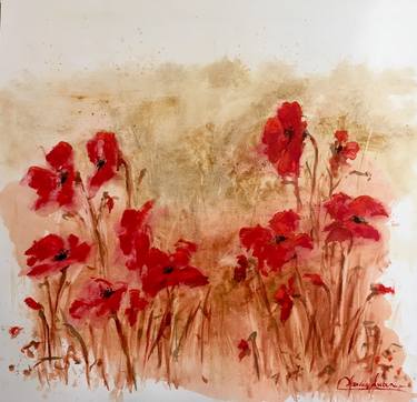 Poppies and ocres thumb