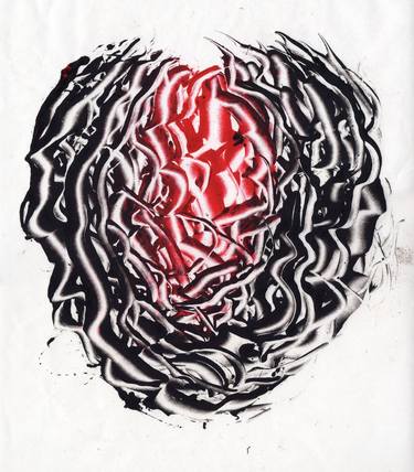 The Womb, monotype print - Limited Edition of 1 thumb
