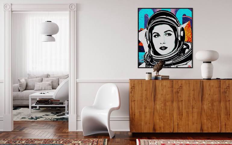 Original Street Art Outer Space Digital by Cicero Spin