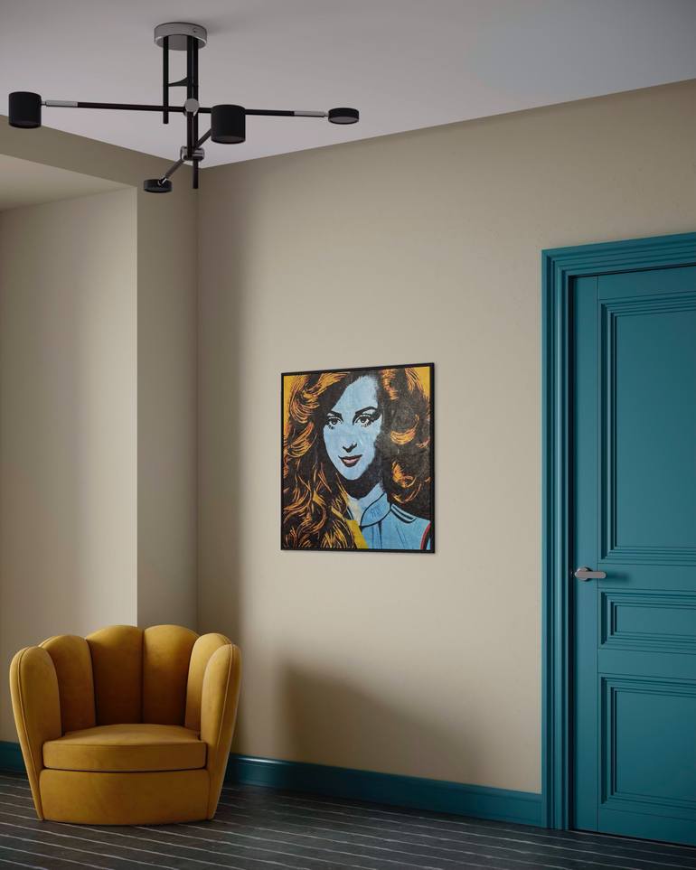 Original Street Art Women Mixed Media by Cicero Spin