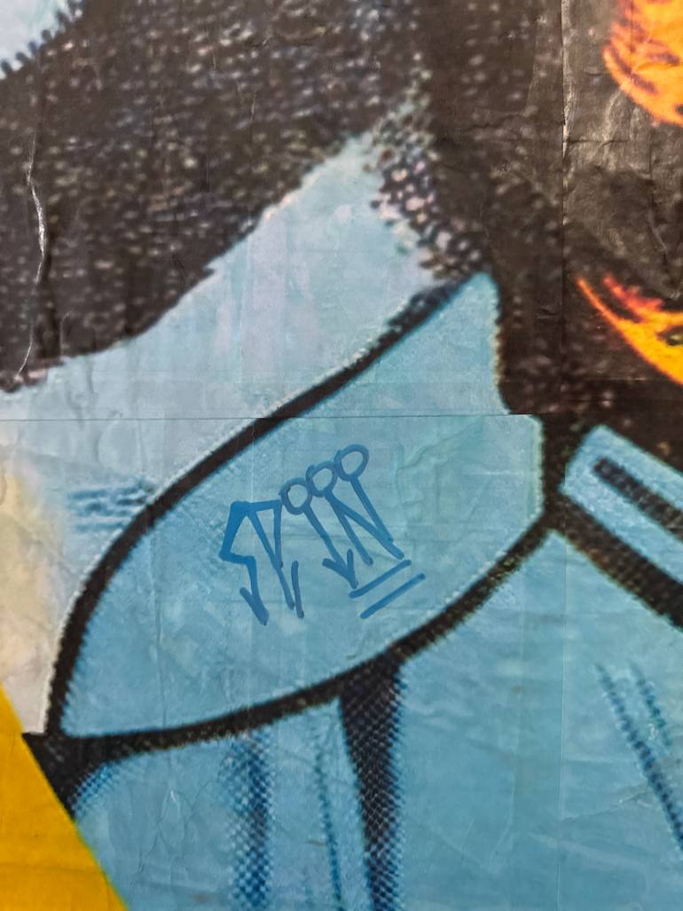 Original Street Art Women Mixed Media by Cicero Spin