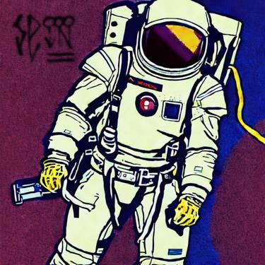 Original Street Art Outer Space Digital by Cicero Spin