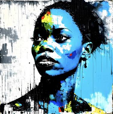 Original Street Art Women Digital by Cicero Spin