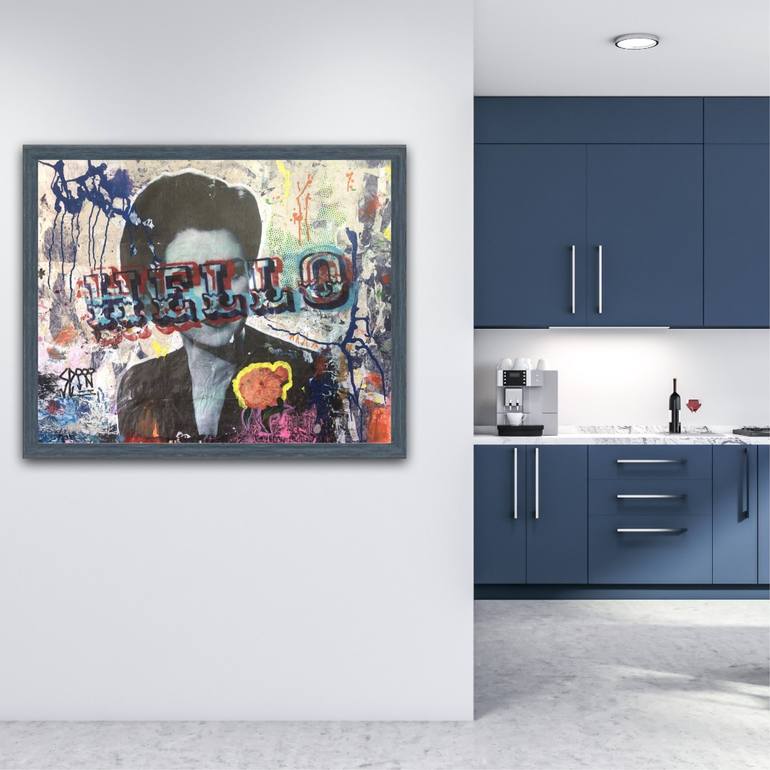 Original Pop Art Typography Painting by Cicero Spin