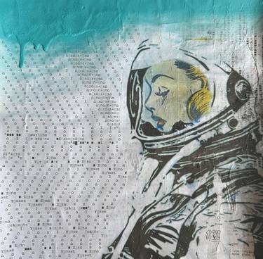 Original Pop Art Outer Space Paintings by Cicero Spin