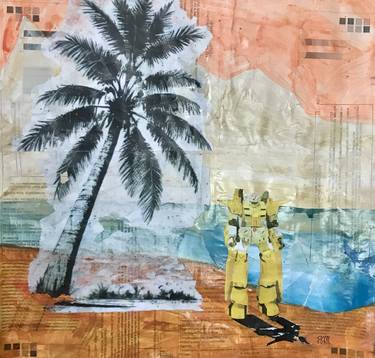 Original Pop Art Beach Paintings by Cicero Spin