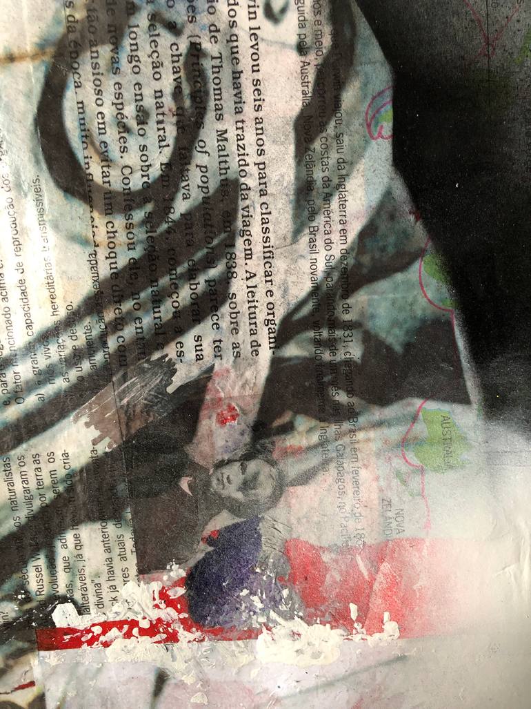 Original Pop Art Outer Space Mixed Media by Cicero Spin